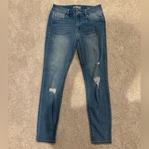 Rewash Distressed Blue Denim Jeans